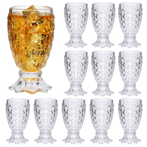 Cadamada Cocktail Wine Glasses,7 OZ Exquisite Pineapple Drinking Cups with Heavy Base,Vintage Mixed Drinks Glassware,Juice Cups,Whiskey Glasses, Spirit Glasses, and Wine Glasses (12 Pack) Cadamada Cocktail Wine Glasses,7 OZ Exquisite Pineapple Drinking Cups with Heavy Base,Vintage Mixed Drinks Glassware,Juice Cups,Whiskey Glasses, Spirit Glasses, and Wine Glasses (12 Pack)