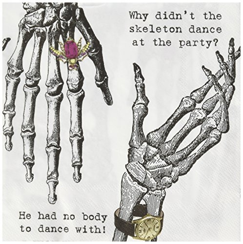 Talking Tables Halloween Napkins Paper | Great For Halloween Party, Sugar Skull Party, Day Of The Dead Party | 20 Pack