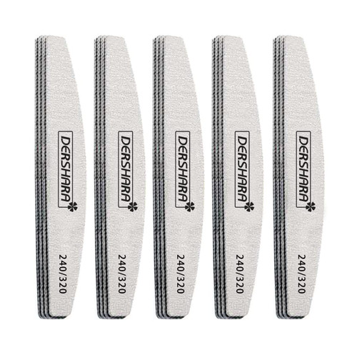 Professional Nail File Double Sided Grit 240/320 Buffer Emery Board Manicure Tools for Nail Grooming and Styling, Acrylic Gel Nail Buffer File Block Nail Polisher - 15 Pcs (240/320)