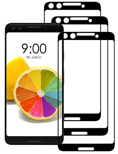 [3 Pack] INGLE Compatible with Google Pixel 3 Screen Protector,Full Coverage Tempered Glass Screen Protector Film Edge to Edge Protection for Google Pixel 3