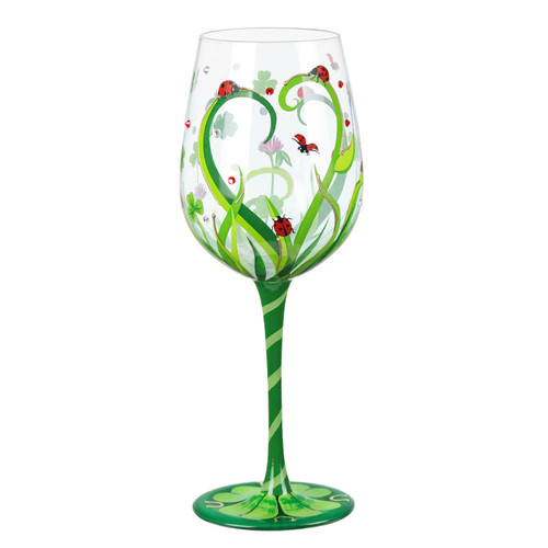 NymphFable Ladybug Wine Glass Hand Painted Wine Glass Personalised Ladybug Birthday Gift for Women, 15oz NymphFable Ladybug Wine Glass Hand Painted Wine Glass Personalised Ladybug Birthday Gift for Women, 15oz