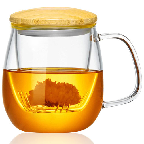 WHJY Glass Tea Cup with Infuser and Lid, 15 ounce Glass Tea Cups with Strainer, Loose Leaf Tea Cup Mug for One, Lead-free Borosilicate Glass Teacups, Heat Resistance, Microwave & Dishwasher Safe WHJY Glass Tea Cup with Infuser and Lid, 15 ounce Glass Tea Cups with Strainer, Loose Leaf Tea Cup Mug for One, Lead-free Borosilicate Glass Teacups, Heat Resistance, Microwave & Dishwasher Safe