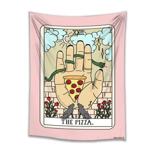 Customizable, Kolaimo The Pizza Gothic Tarot Card Tapestry Medieval Europe Wall Hanging Bohemian Bedroom Living Room Dorm Decor Customizable, Kolaimo The Pizza Gothic Tarot Card Tapestry Medieval Europe Wall Hanging Bohemian Bedroom Living Room Dorm Decor