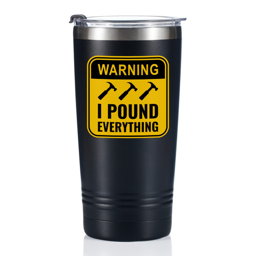 Onebttl Construction Worker Gifts Tumbler Coffee Mug, Stainless Steel Insulated, With Lids, 590ml/20oz - Pound Everything Onebttl Construction Worker Gifts Tumbler Coffee Mug, Stainless Steel Insulated, With Lids, 590ml/20oz - Pound Everything