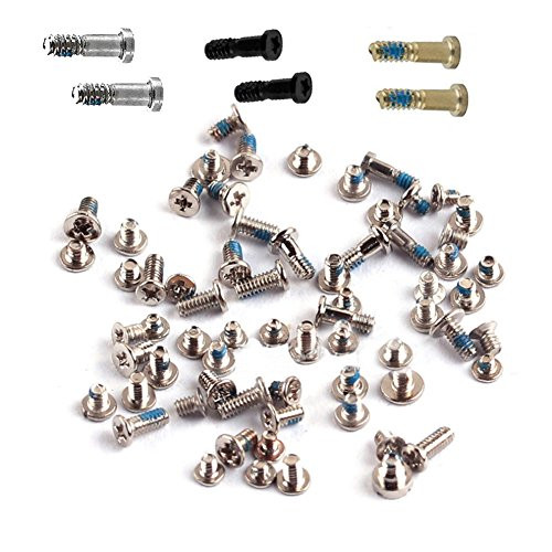 Afeax Compatible Original Full Screw Set Replacment with Bottom Pentalobe Screws for iPhone 7 Plus Silver/Black/Gold