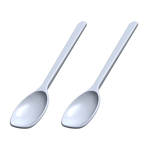 Rosti Mepal - Melamine Heavy Duty Large Spoon - Set of 2 - 12 in - Nordic Blue