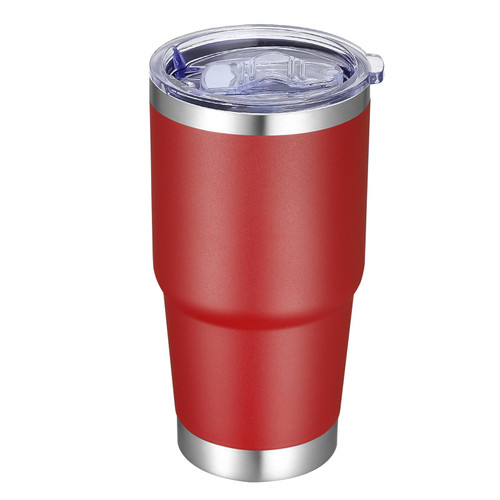 VEGOND 20 oz Tumbler with Lid and Straw, Stainless Steel Double Wall Vacuum Insulated Travel Mug Powder Coated Coffee Cup for Cold & Hot Drinks, Wine Red 1 Pack VEGOND 20 oz Tumbler with Lid and Straw, Stainless Steel Double Wall Vacuum Insulated Travel Mug Powder Coated Coffee Cup for Cold & Hot Drinks, Wine Red 1 Pack