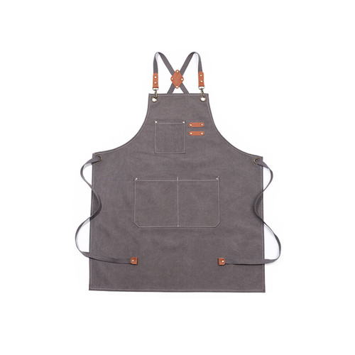 Rumtut Chef Apron with pocket Canvas Cross Back Apron Adjustable Straps for Kitchen Cooking, Artists Painting, Coffee Shop Apron Rumtut Chef Apron with pocket Canvas Cross Back Apron Adjustable Straps for Kitchen Cooking, Artists Painting, Coffee Shop Apron