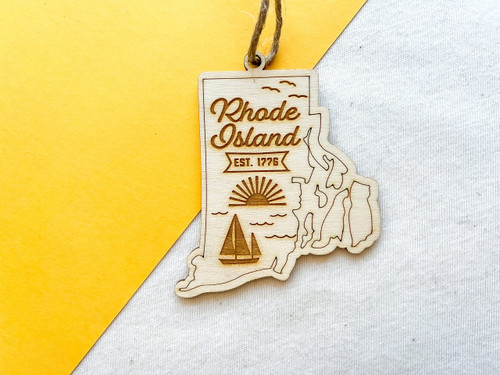 Rhode Island State Ornament