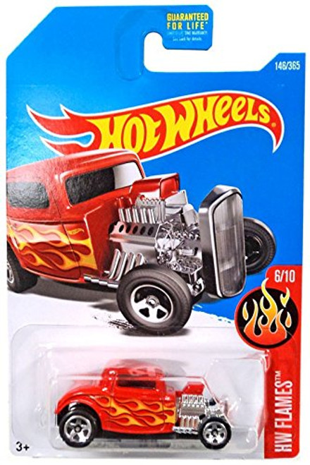 HOT WHEELS HW FLAMES 6/10, RED '32 FORD 146/365 HOT WHEELS HW FLAMES 6/10, RED '32 FORD 146/365