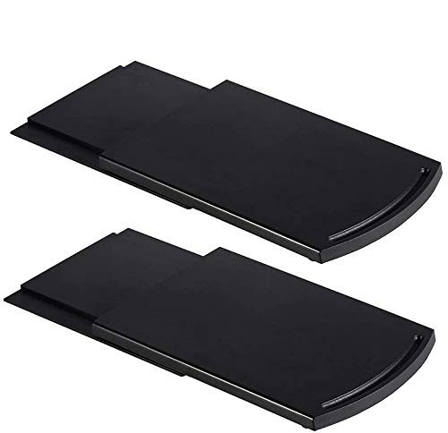 1PCS Coffee Maker Trays, Kitchen Caddy Sliding Coffee Tray Mat, 12'' Under Cabinet Appliance Coffee Maker Toaster Countertop Storage Moving Slider with Smooth Rolling Wheels