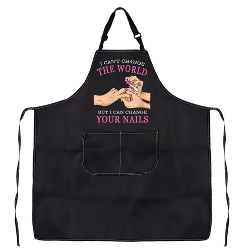 PXTIDY Nail Tech Apron With Pockets Nail Salon Apron Nail Tech Apron Nail Salon Gift Manicurist Apron Waterproof Apron Adjustable (CHANGE YOUR NAILS APRON) PXTIDY Nail Tech Apron With Pockets Nail Salon Apron Nail Tech Apron Nail Salon Gift Manicurist Apron Waterproof Apron Adjustable (CHANGE YOUR NAILS APRON)