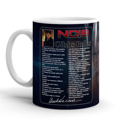 White Mugs Ceramic Gibbs Travel Rules Cups 69 Birthday Tea 11 Oz Coffee Mug Gifts For Friend Family Coworker Fathers Day Christmas White Mugs Ceramic Gibbs Travel Rules Cups 69 Birthday Tea 11 Oz Coffee Mug Gifts For Friend Family Coworker Fathers Day Christmas