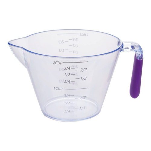 iiniim Transparent Measuring Jug Kitchen Baking Measuring Cups with Handle 500ml One Size