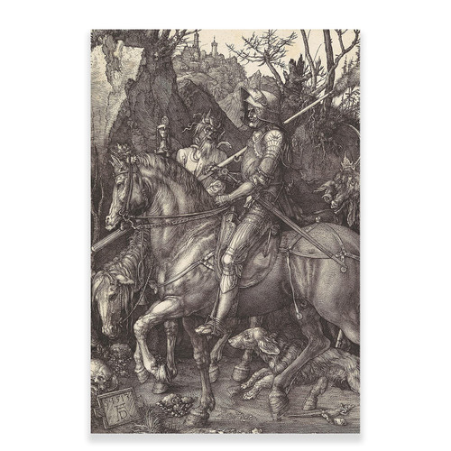 Albrecht Durer Knight Death and the Devil Print On Canvas - Vintage Painting Poster Gothic Wall Art Picture for Living Room Bedroom Office Home Decor - Unique Gift(Knight, Death and the Devil,12x18in/30x45cm) Albrecht Durer Knight Death and the Devil Print On Canvas - Vintage Painting Poster Gothic Wall Art Picture for Living Room Bedroom Office Home Decor - Unique Gift(Knight, Death and the Devil,12x18in/30x45cm)