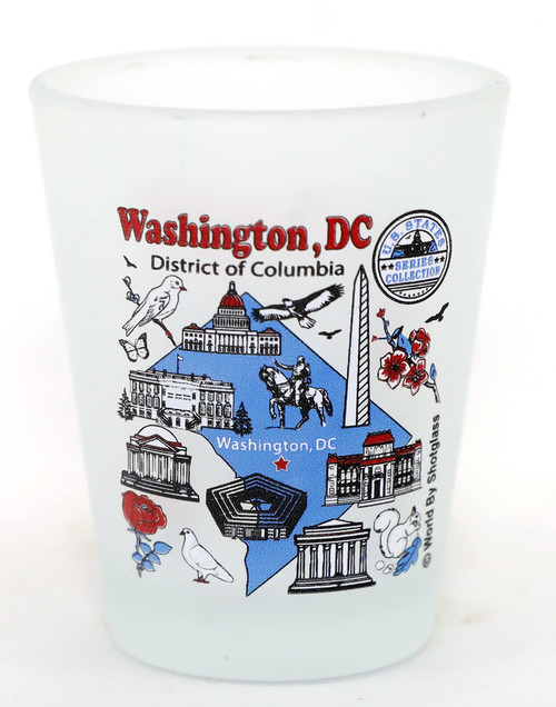 Washington DC US States Series Collection Shot Glass