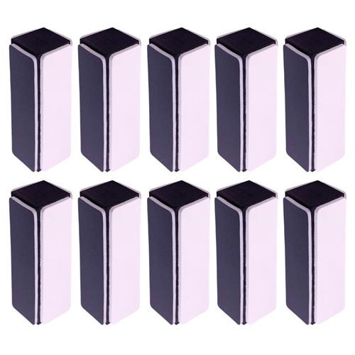 Nail Buffer Block (10 Pack), Nail Shine Buffers Blocks Files for Natural and Acrylic Nails, All-in-One Nail Smoother Buffing Block Polisher Fingernail File 100/600/3000 Grit for Buffing Shinning