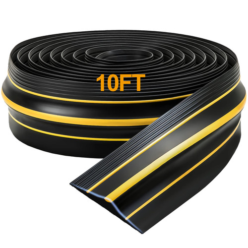 Universal Garage Door Bottom Threshold Seal 10Ft Garage Door Stripping Seal Bottom Rubber Replacement Weather Stripping, Not Include Sealant/Adhesive