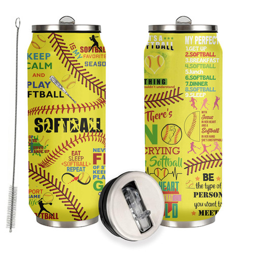 JDEIFKF Softball Tumbler Cup Travel Mug With Lid,Softball Lover Birthday Gifts Stainless Steel Vacuum Coffee Mug Cup Softball Gifts For Women Men 17 Oz JDEIFKF Softball Tumbler Cup Travel Mug With Lid,Softball Lover Birthday Gifts Stainless Steel Vacuum Coffee Mug Cup Softball Gifts For Women Men 17 Oz