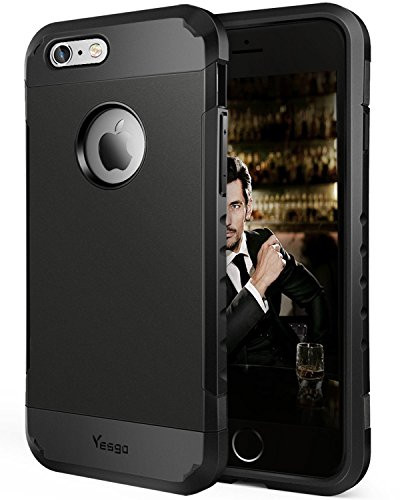 iPhone 6s Plus Case iPhone 6 Plus Case Protective Cover Phone Cases for iPhone 6/6S Plus Black