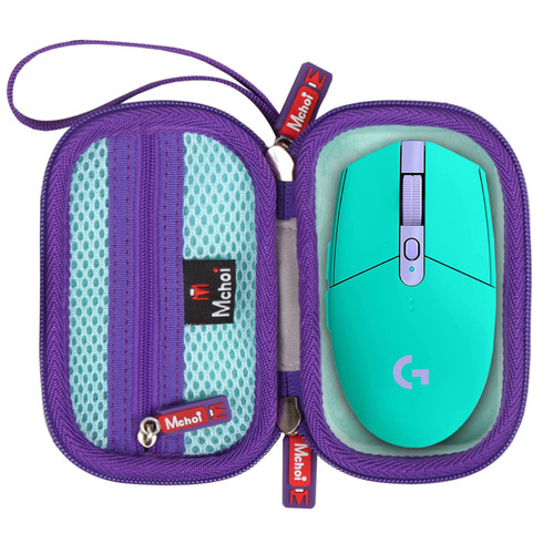 Mchoi Hard Carrying Case Suitable for Logitech G305 Lightspeed Wireless Gaming Mouse, Shockproof Waterproof Teal Wireless Gaming Mouse Protective Case, Case Only