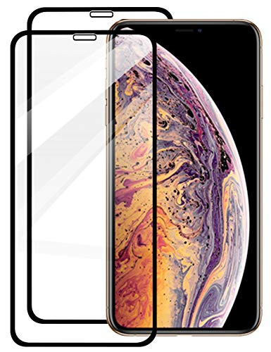 (2-Pack) Jumpy Screen Protector for Apple iPhone Xs Max [Full Coverage] Tempered Glass with Lifetime Replacement Warranty