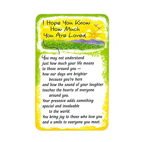 Wallet Card: I Hope You Know How Much You Are Loved, 2.1" x 3.4"