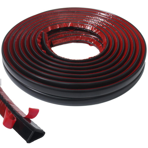 JSIWOTH 32.8 Ft Molding Trim Peel and Stick, Flexible Quarter Round Wall Trim Self Adhesive for Kitchen Backsplash, Waterproof Tile Edge Trim for Floor, Ceiling, Wall Corner, Baseboard Black