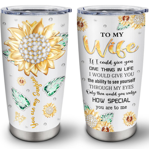 Muilzon Gifts for Wife Tumblers 20oz - Anniversary Romantic Gift for Her - I Love You Gifts for Her - Wife Birthday Gift Ideas - Wife Gifts - Christmas Birthday Gifts for Wife