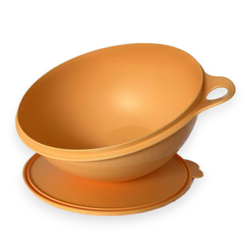 Tupperware Thatsa Bowl Mixing Bowl Peach Mango Orange 32 Cup / 7.8L Tupperware Thatsa Bowl Mixing Bowl Peach Mango Orange 32 Cup / 7.8L