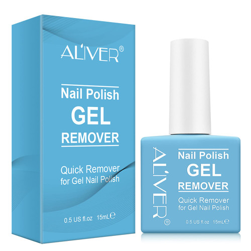 Gel Nail Polish Remover 1 PCS 15ml,Professional Nail Polish Remover,Quick & Easy Polish Remover In 2-3 Minutes,Don't Hurt Nails