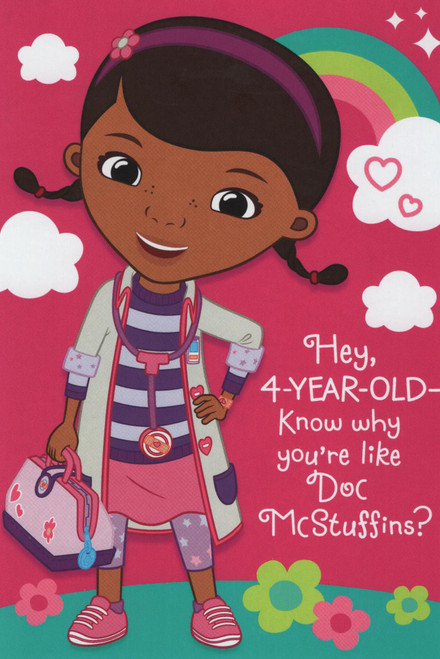 Expressions by Hallmark Doc McStuffins Happy 4th Birthday Card