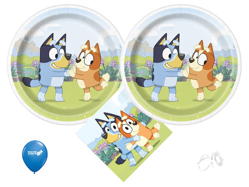 Bluey Birthday Party Supplies | Bluey Decorations | Bluey Plates | Bluey Napkins | Bluey Tableware - Serves 16 Bluey Birthday Party Supplies | Bluey Decorations | Bluey Plates | Bluey Napkins | Bluey Tableware - Serves 16