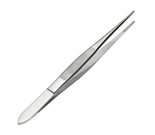 SE 518TW-CH Stainless Steel 4-1/4" Straight Splinter Tweezers