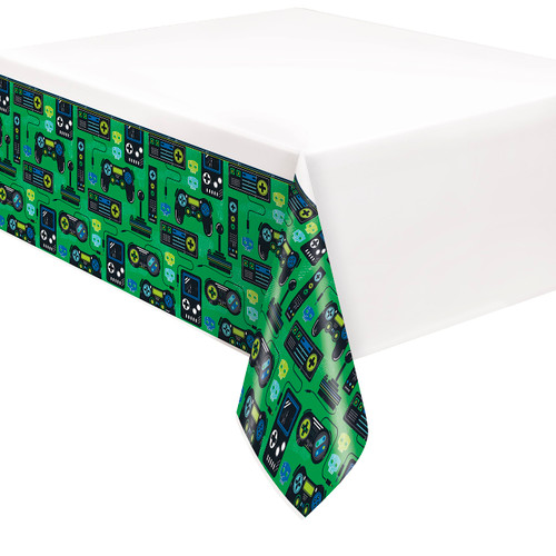 Unique Gamer Birthday Rectangular Plastic Table Cover - 54' x 84' I Pack of 1