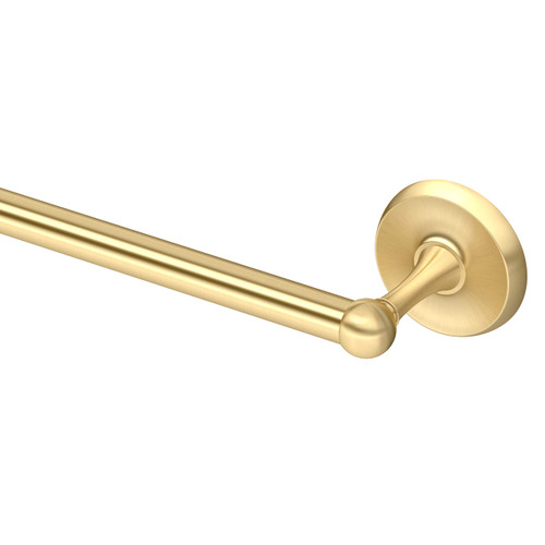Gatco 5058 Designer II Towel Bar, 30 Inch, Brushed Brass/Wall Mounted Single Towel Holder