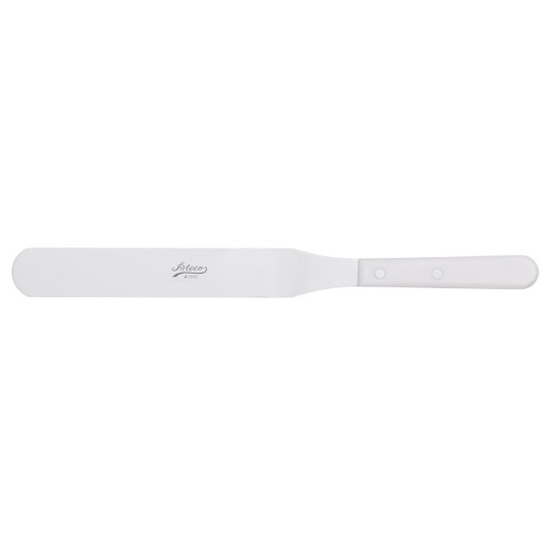 Ateco Straight Spatula with 9.75-Inch Stainless Steel Blade, Plastic Handle, Dishwasher Safe