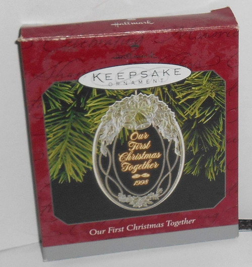 Hallmark Keepsake Ornament Our First Christmas Together 1998