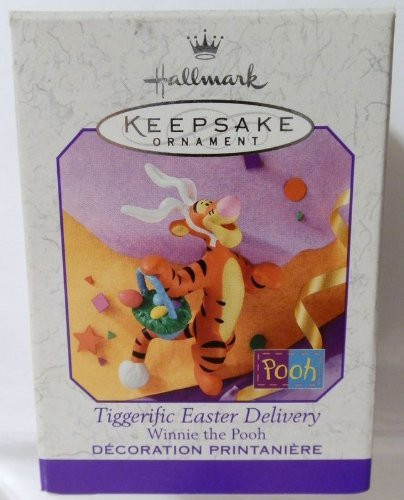 Hallmark Keepsake Spring Ornament Tiggerific Easter Delivery Winnie The Pooh 1999