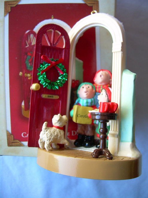 Hallmark Keepsake Ornament Caroling at The Door 2003