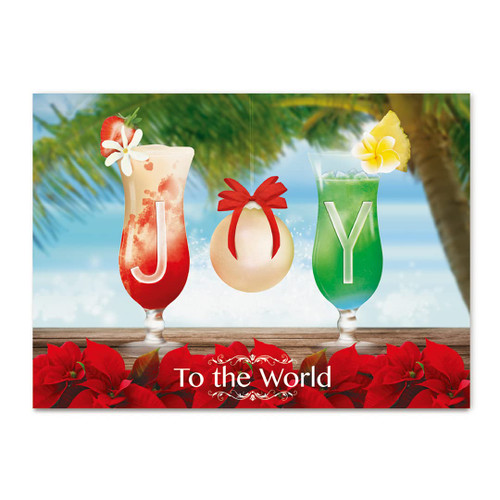 Island Heritage Boxed Hawaiian Christmas Cards - Holiday Happy Hour - 12 cards & 13 envelopes, 42985-000