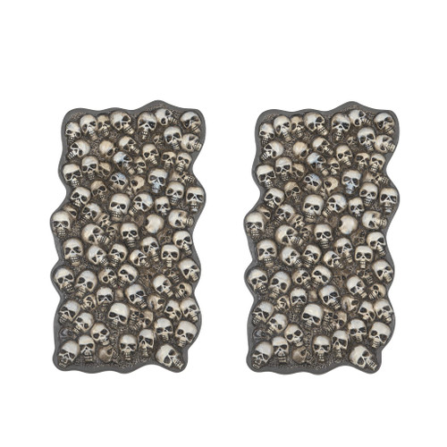 Department 56 Village Halloween Accessories Kill Skulls Straight Road Landscape Figurine Set, 5.25 Inch, Multicolor