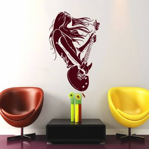 Wall Decals Art Music Rock Star Guitar Musician Relax Any Room Decal Vinyl Sticker Home Decor Murals L176 Wall Decals Art Music Rock Star Guitar Musician Relax Any Room Decal Vinyl Sticker Home Decor Murals L176