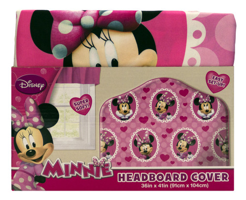 Disney Minnie Mouse Microfiber Headboard Cover