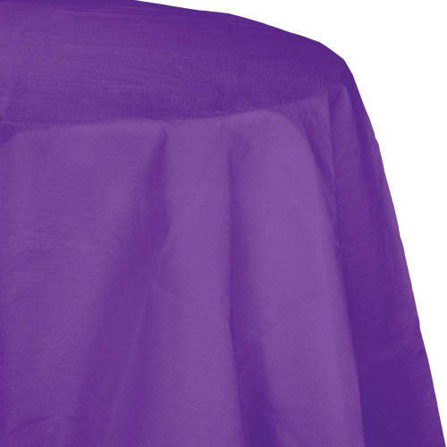 Creative Converting Festive Amethyst Tissue Tablecover, 82", Purple Creative Converting Festive Amethyst Tissue Tablecover, 82", Purple