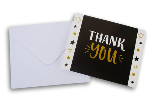 Creative Converting Grad Adventure Thank You Cards, 4" x 5", Multi-color