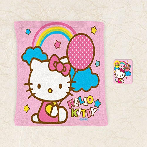 Amscan Adorable Hello Kitty Grow Towel Birthday Party Favor (1 Piece), 9 2/5", Pink