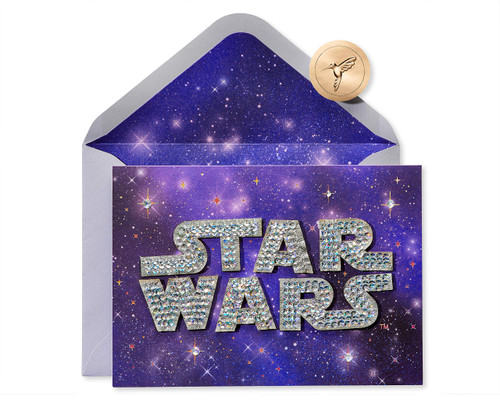 Papyrus Star Wars Birthday Card (May the Force Be With You) Papyrus Star Wars Birthday Card (May the Force Be With You)