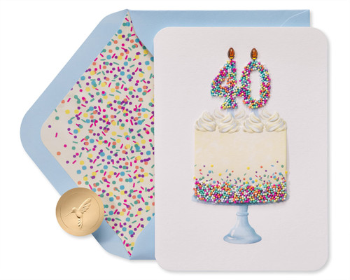 Papyrus 40th Birthday Card (Calls For Celebration)