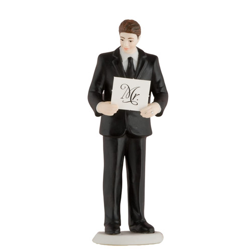 Weddingstar Read My Sign Groom Porcelain Figurine Cake Topper